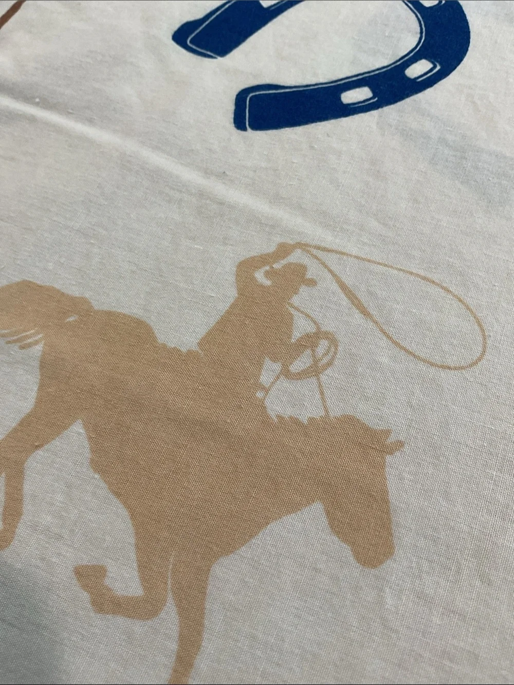 Twin cowboy sheet set. Yeehaw!